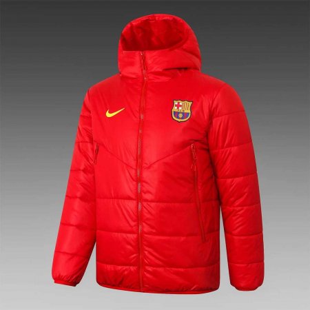 20/21 Barcelona Red Soccer Winter Jacket Men's