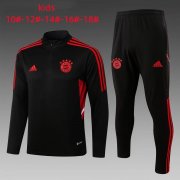Kid's Bayern Munich Black Training Set 22/23