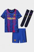 Kid's Barcelona Third Jersey + Short + Socks 21/22