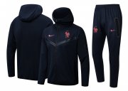 Men's France Hoodie Royal Training Suit Jacket + Pants 2022