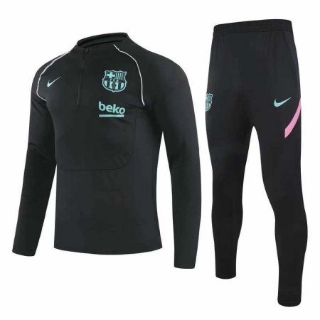 20/21 Barcelona Black II Men's Soccer Training Suit