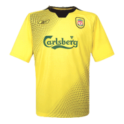 2004-2005 Liverpool Retro Away Yellow Men Jersey Jersey
