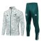 Men's Mexico White Training Jacket + Pants Set 2023