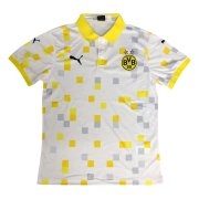 20/21 Borussia Dortmund Soccer Polo Jersey White - Mens