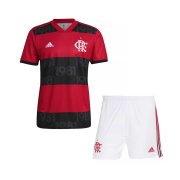 21/22 Flamengo Home Soccer Kit (Jersey + Short) Kid's