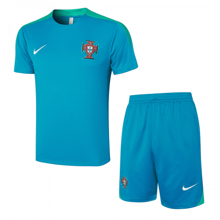 Men's Portugal Aqua Training Jersey + Short Set 2024