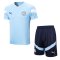 Men's Manchester City Light Blue Jersey + Short Set 22/23