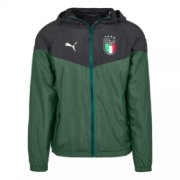 Men's Italy Hoodie Green All Weather Windrunner Jacket 2022