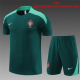 Kid's Portugal Green Training Jersey + Short Set 23/24