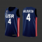 Men's USA Basketball Navy Jersey 2023 #Tyrese Haliburton