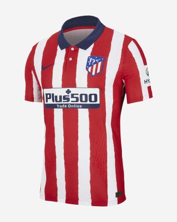 20/21 Atlético de Madrid Home Red&White Stripes Men Jersey Jersey