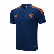 Men's Manchester United Deep Blue Polo Jersey 22/23