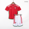 Kid's Wales Home Jersey + Short Set 23/24
