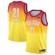Men's NBA Brand Orange Swingman Jersey-All-Star Game Edition 2023 Joel Embiid #21