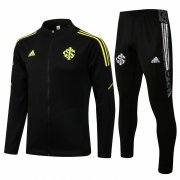 Men's S. C. Internacional Black Training Suit (Jacket + Pants) 21/22