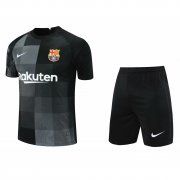 Men's Barcelona Black Jersey + Short 21/22