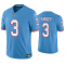 Men's Tennessee Titans Oilers Light Blue Throwback Limited Jersey 23/24 #Caleb Farley