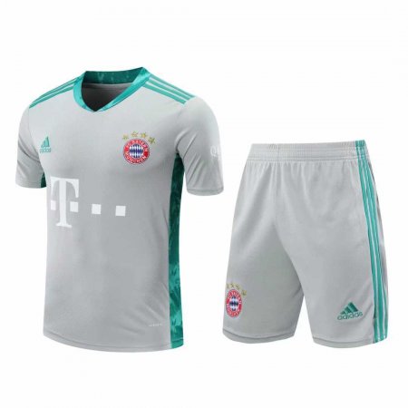 20/21 Bayern Munich Goalkeeper Grey Men's Jersey + Shorts Set