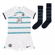 Kid's Chelsea Away Jersey + Short + Socks Set 22/23