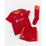 Kid's Liverpool Home Jersey+Short+Socks 21/22