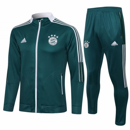 Men's Bayern Munich Green Training Suit Jacket + Pants 21/22