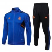 Men's Real Madrid Blue Training Jacket + Pants Set 22/23