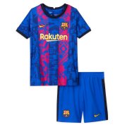 Kid's Barcelona Third Jersey + Shorts 21/22