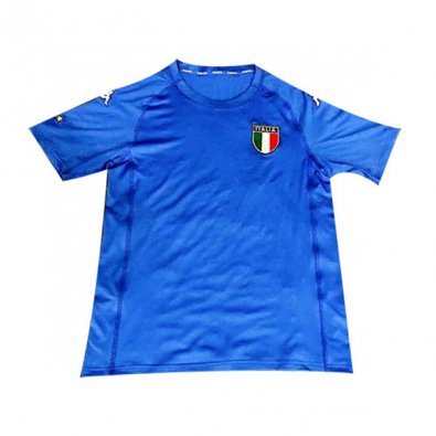 Men's Italy Home Jersey 2002 #Retro