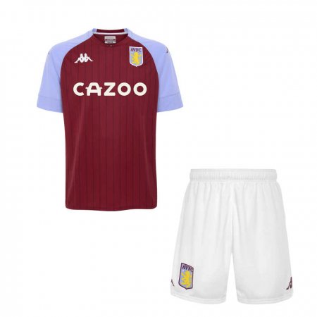 20/21 Aston Villa Home Purple Kids Jersey Kit(Jersey + Short)