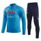 2020-2021 Napoli Blue Half Zip Soccer Training Suit