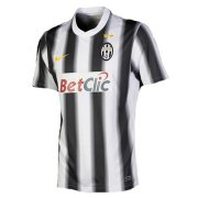 2011-2012 Juventus Retro Home Black & White Stripes Men Jersey Jersey