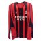 Men's AC Milan Home Long Sleeve Jersey 21/22