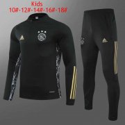 20/21 Ajax UCL Black Kid's Soccer Training Suit