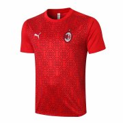 20/21 AC Milan Soccer Training Jersey Red - Mens