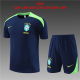 Kid's Brazil Royal Training Jersey + Short Set 23/24