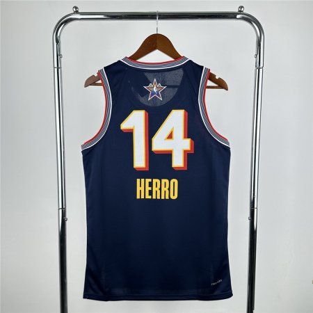 Men's All-Star Weekend Jordan Navy Dri-FIT Jersey 2025 HERRO #14