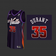 Men's Phoenix Suns Purple City Edition Jersey 23/24 #Kevin Durant