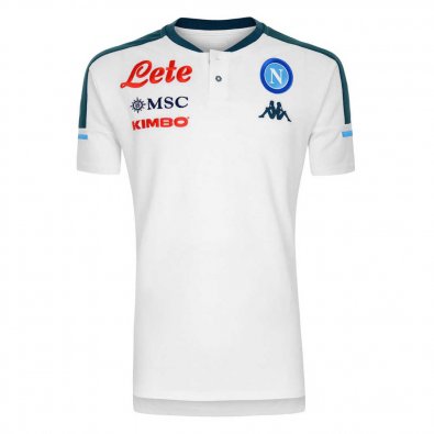 20/21 Napoli White Soccer Polo Jersey Men