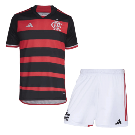 Men's CR Flamengo Home Jersey + Short Set 24/25