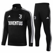 20/21 Juventus Black Half Zip Soccer Training Suit Men