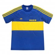 1981 Boca Juniors Retro Home Blue & Yellow Men Jersey Jersey
