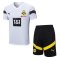 Men's Borussia Dortmund White Jersey + Short Set 22/23