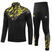 21/22 Borussia Dortmund Black Soccer Training Suit (Jacket + Pants) Men's