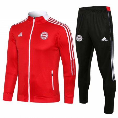 Bayern Munich Red Training Suit Jacket + Pants Men's 21/22