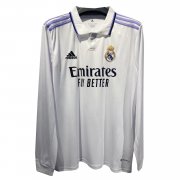 Men's Real Madrid Home Long Sleeve Jersey 22/23