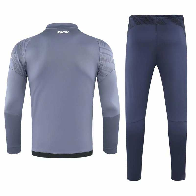 20/21 Napoli Grey Soccer Training Suit Men
