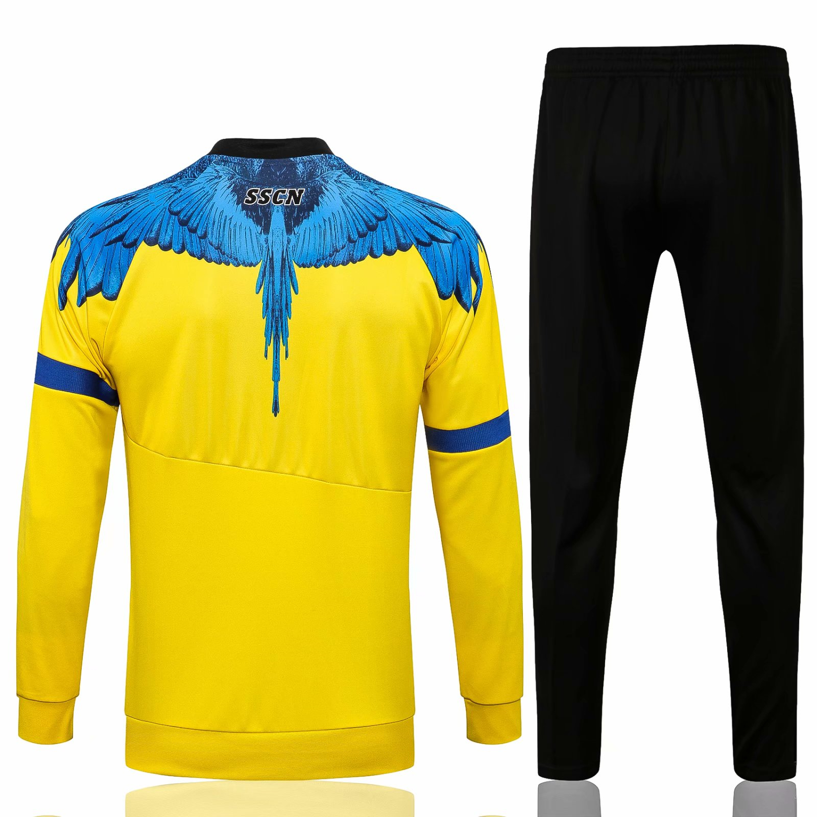 21/22 Napoli Yellow Soccer Training Suit(Jacket + Pants) Men's