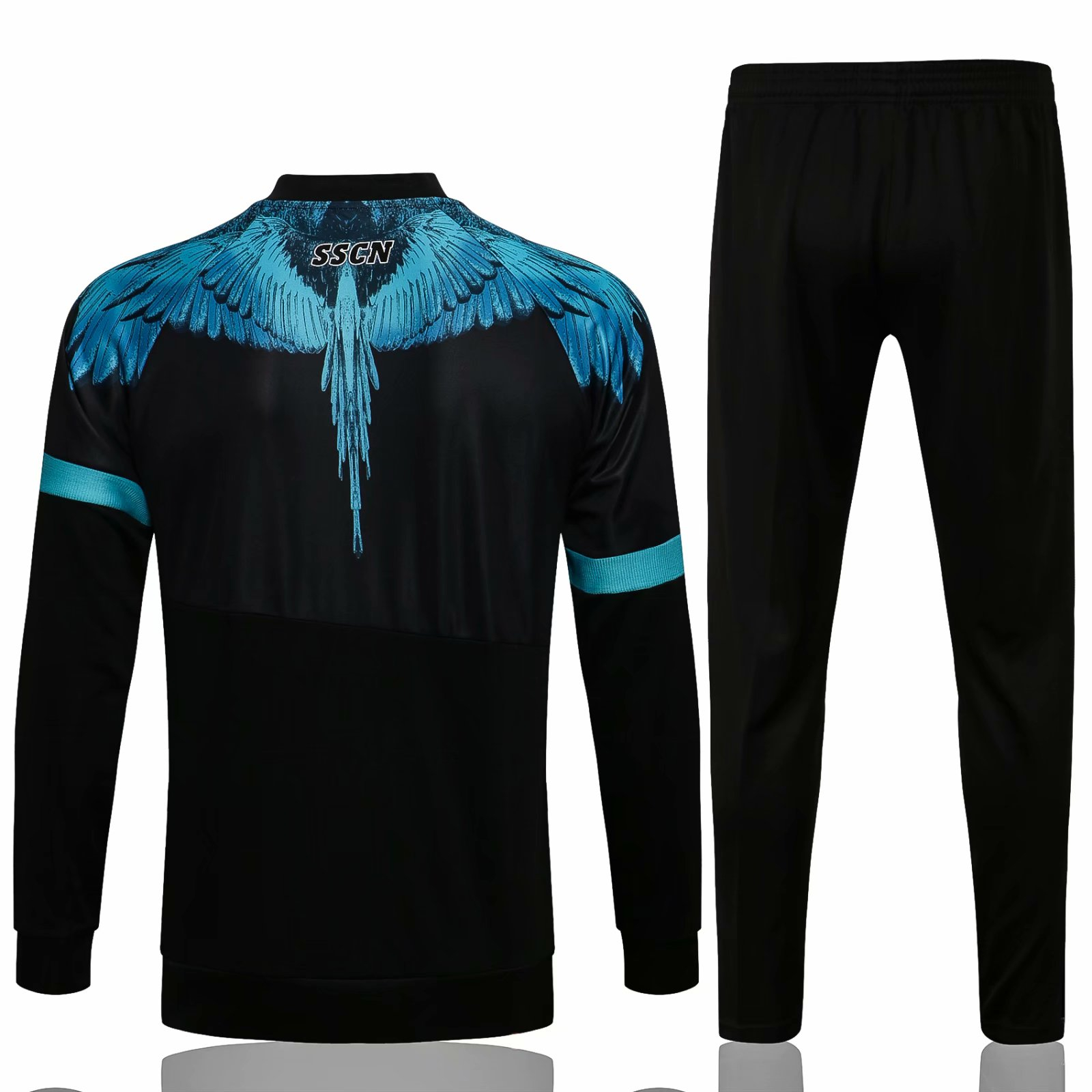 21/22 Napoli Black Soccer Training Suit(Jacket + Pants) Men's