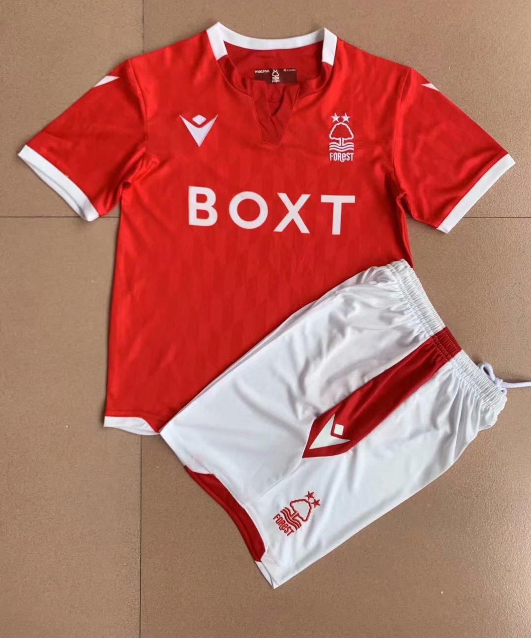 Kid's Nottingham Forest Home Jersey + Shorts 21/22