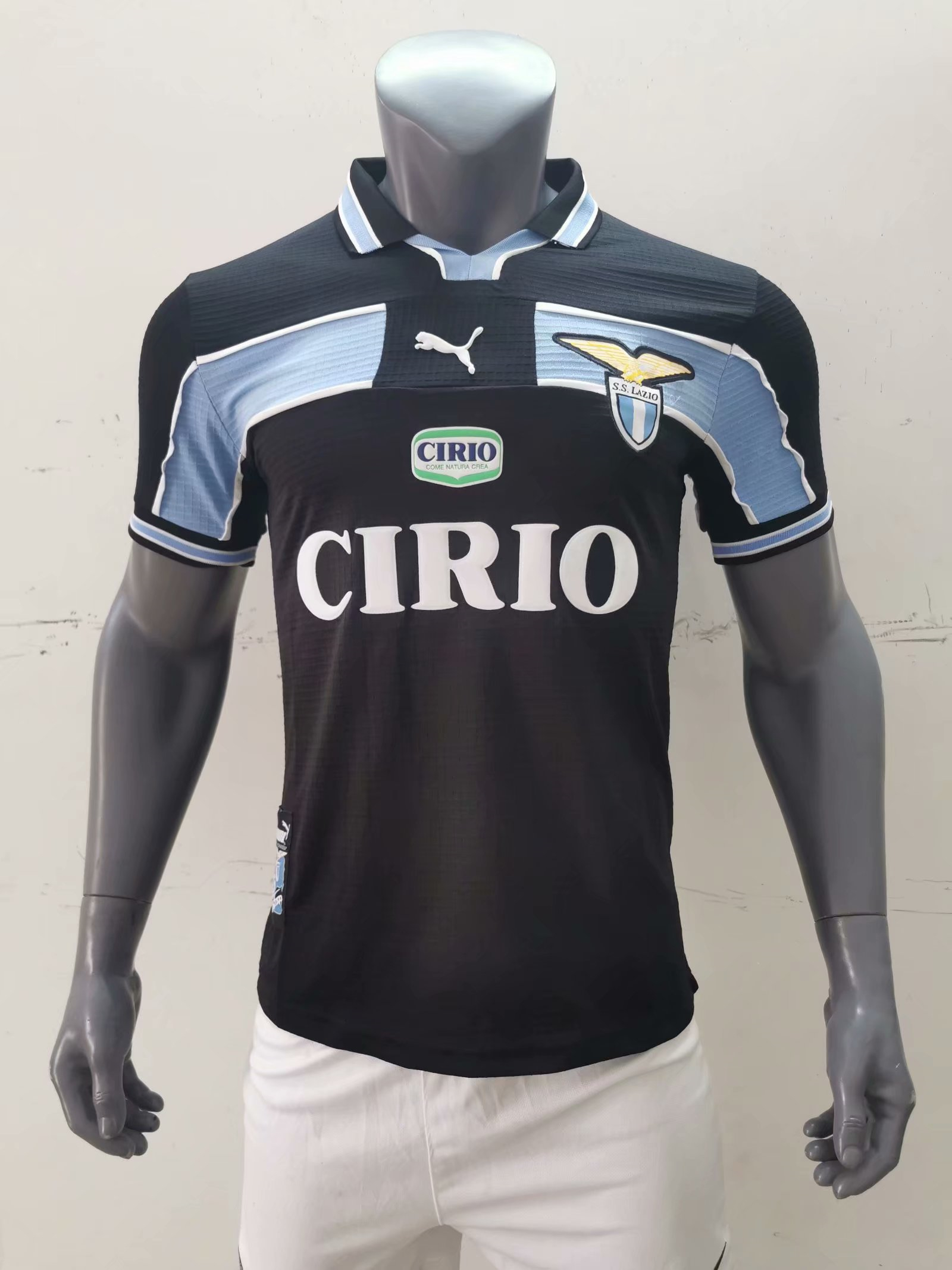 Men's S.S. Lazio Retro Away Jersey 1998-2000 
